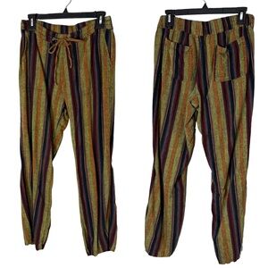 For Cynthia Multicolor Striped Men's Joggers